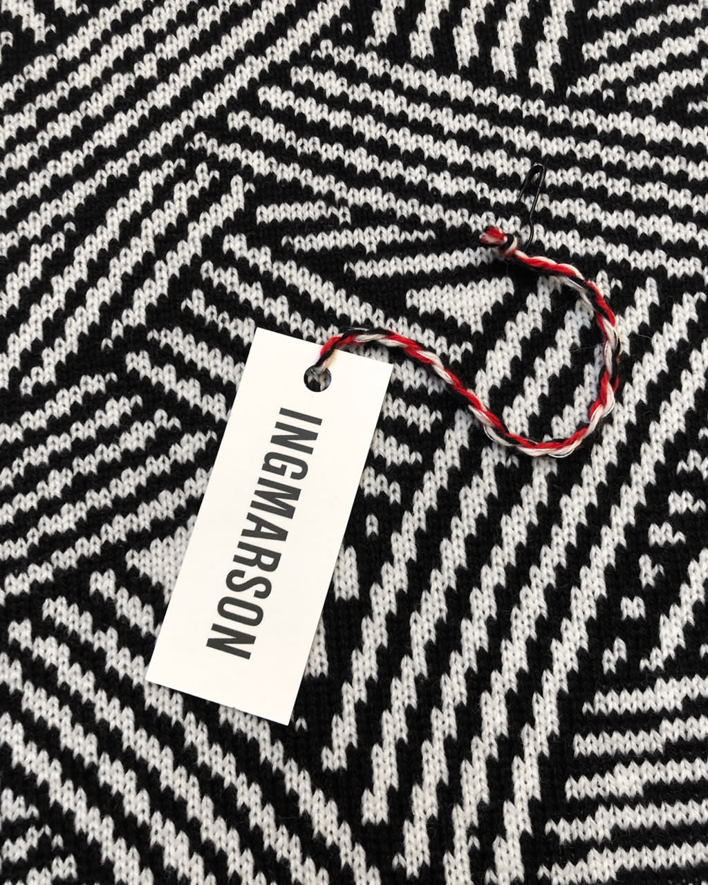 Geometric Striped Wool & Cashmere Scarf-3
